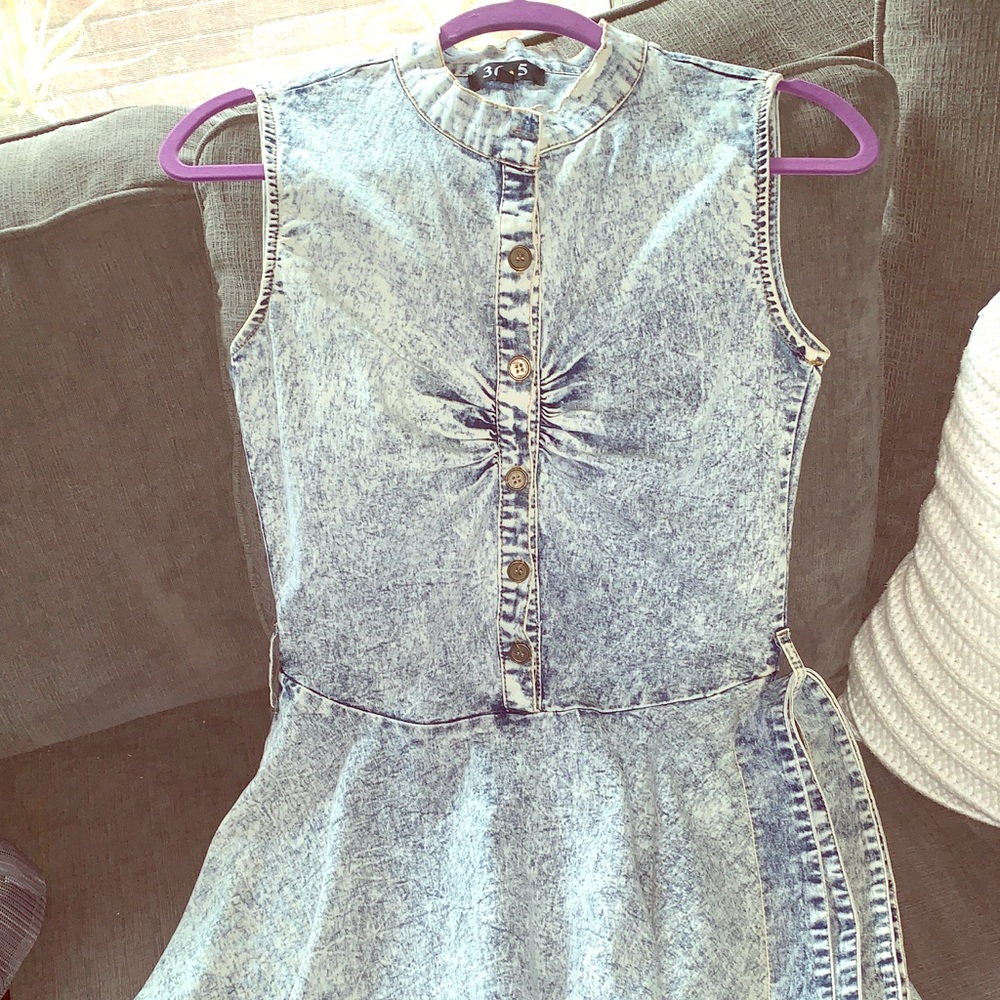 Denim dress